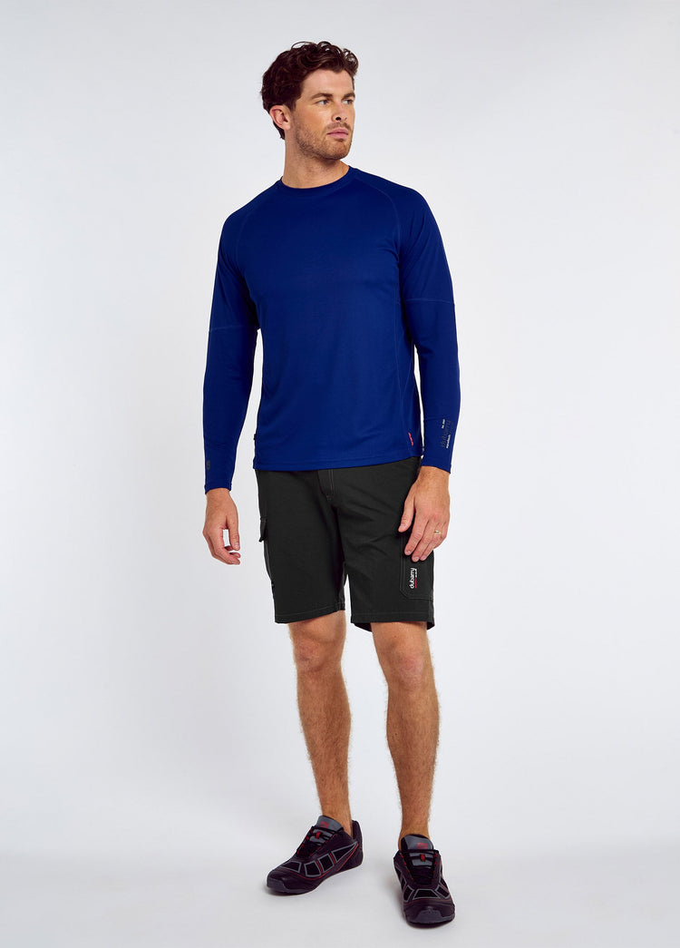 Ancona Mens Long-sleeved t-shirt - Ultramarine