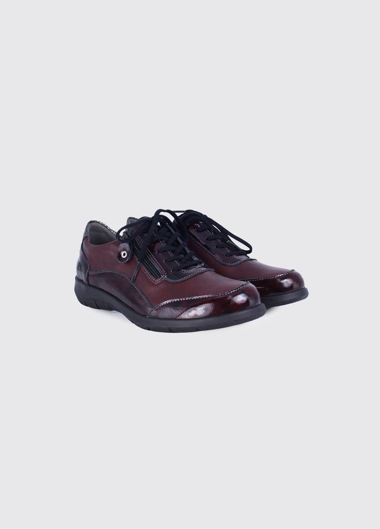 Andover Women's Trainer - Burgundy