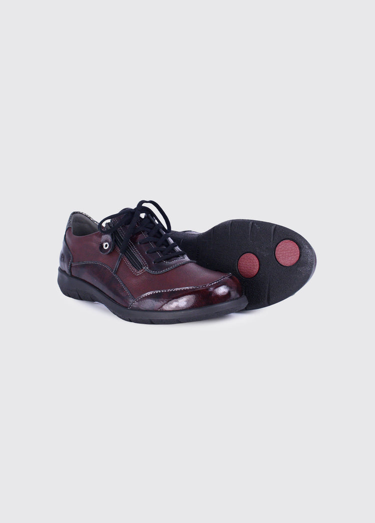 Andover Women's Trainer - Burgundy