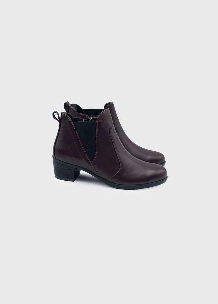Anna Boot - Burgundy