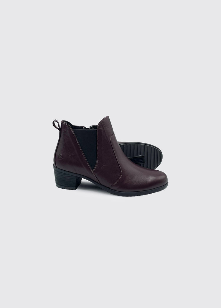 Anna Boot - Burgundy