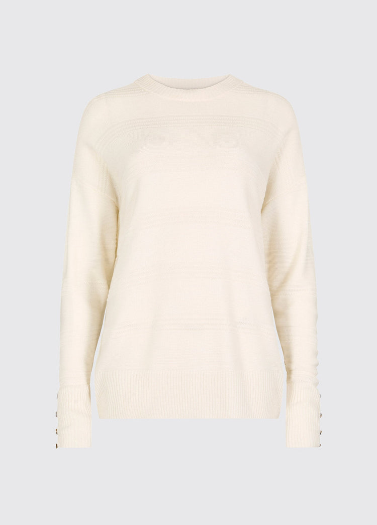 Ashfield Women’s bamboo blend sweater - Oyster