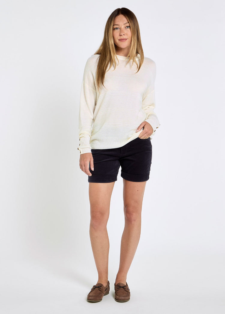 Ashfield Women’s bamboo blend sweater - Oyster