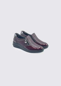 Ava Slip on Shoe - Burgundy