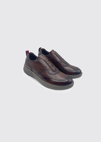 Baggie Slip on Trainer - Brown