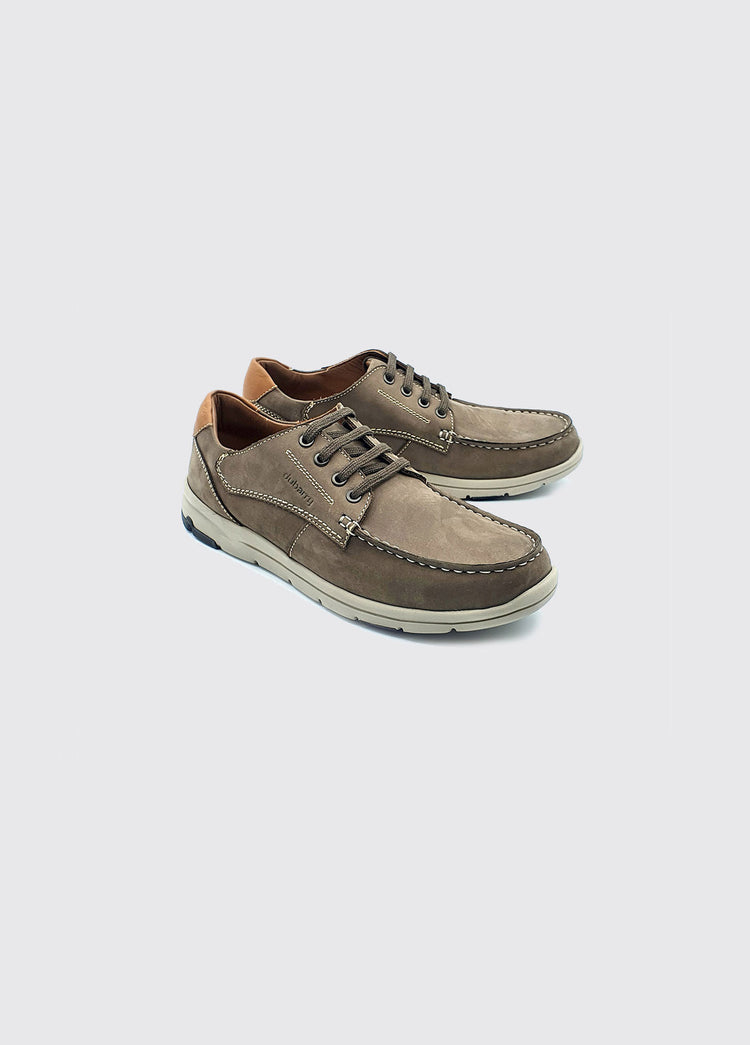 Baker Laced Moccasin - Pebble