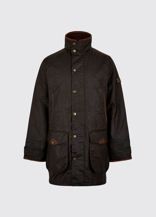 Ballylee Men's Wax Cotton Jacket - Java