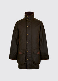 Ballylee Men's Wax Cotton Jacket - Olive