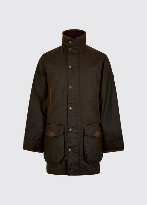 Ballylee Men's Wax Cotton Jacket - Olive