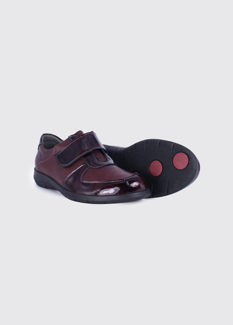 Banbury Women's Slip on Shoe - Burgundy