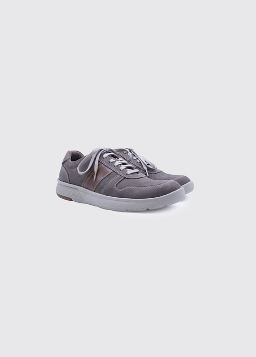 Baylor Men's Lace Shoe - Pebble