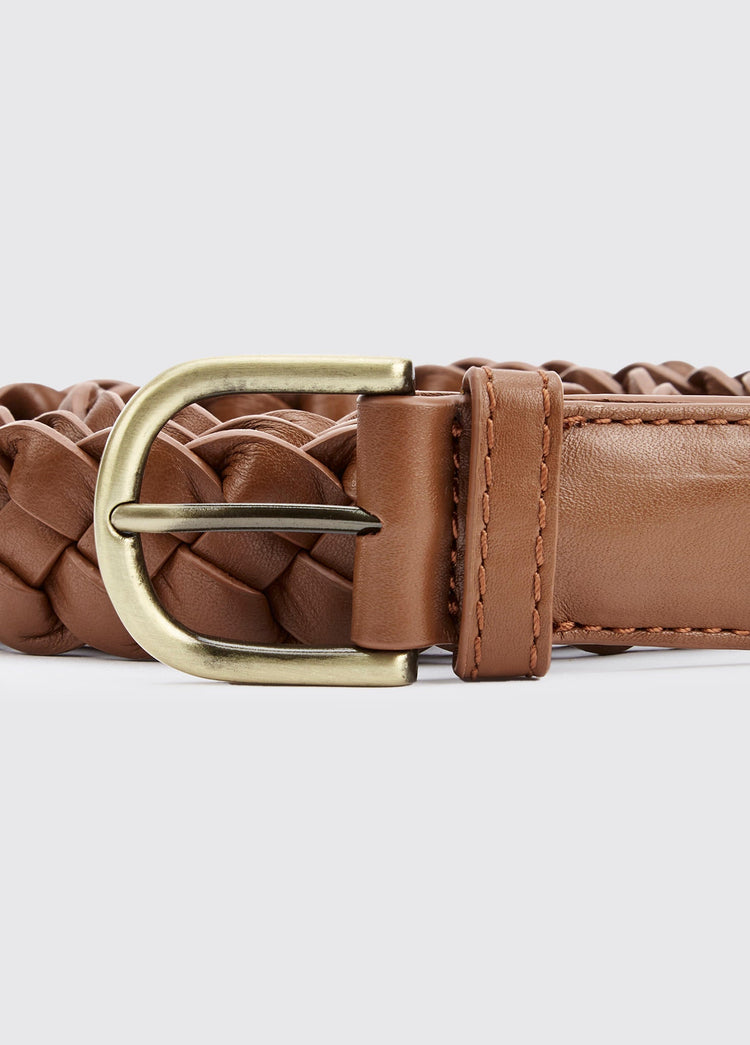 Belmore Women's Leather Belt - Caramel