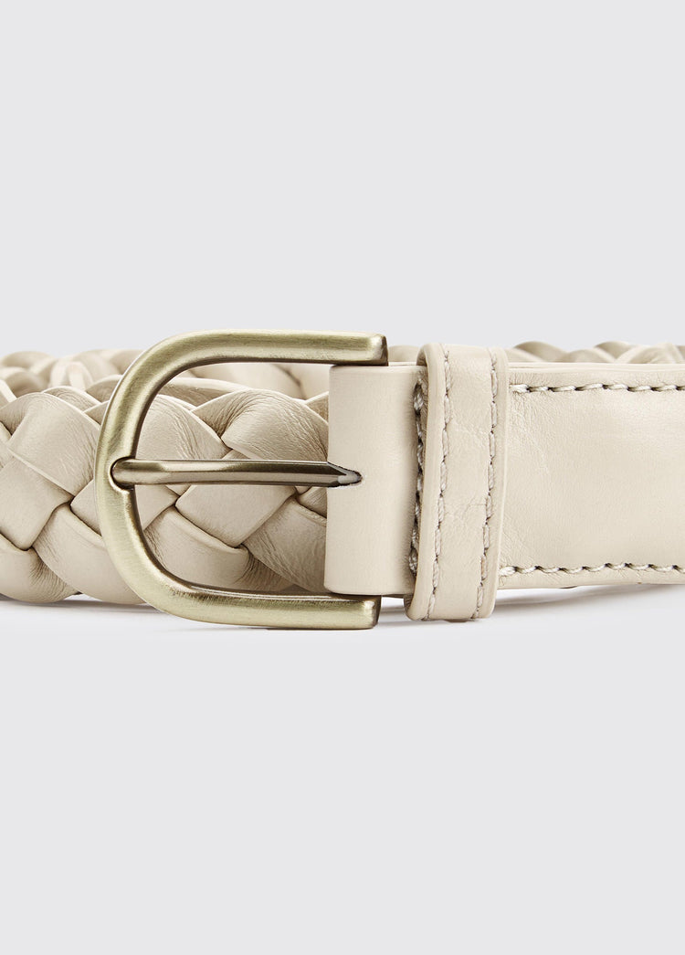 Belmore Women's Leather Belt - Oyster