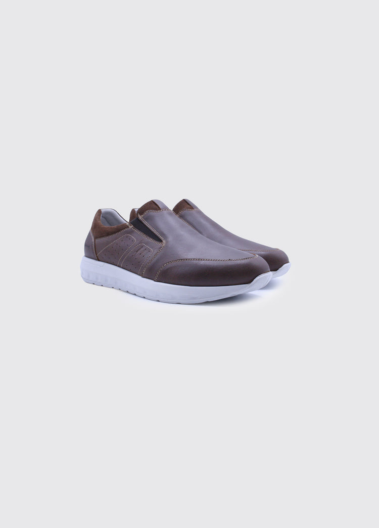 Blip Men's Slip on Shoe - Brown