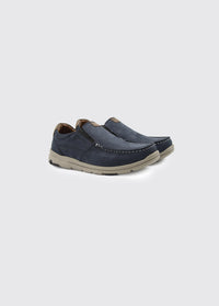 Boston Men's Slip-On Moccasin - Navy