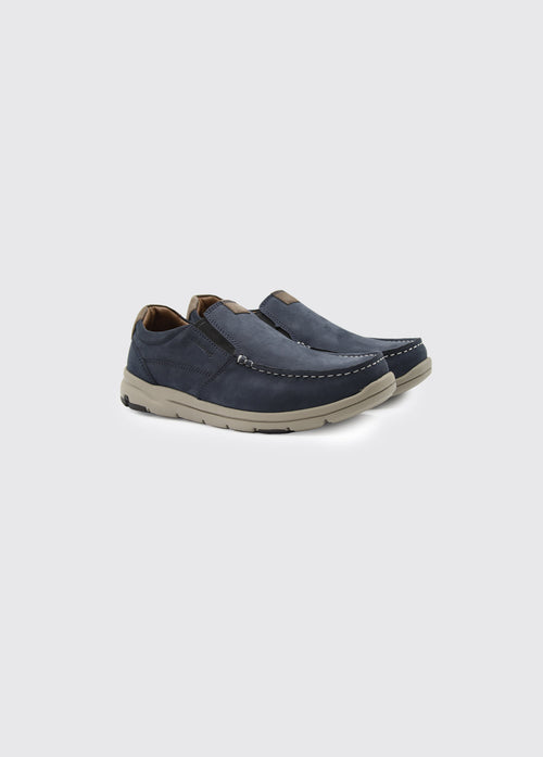 Boston Men's Slip-On Moccasin - Navy