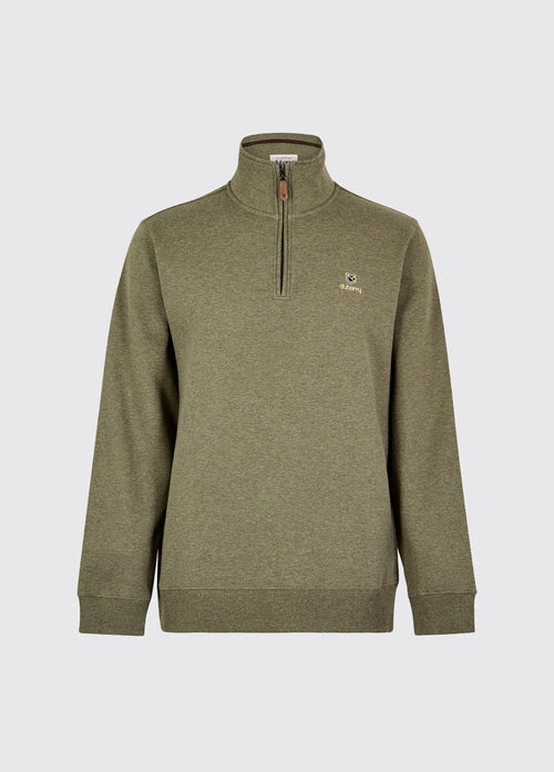 Boyce Men’s Zip Neck Sweater - Kelp