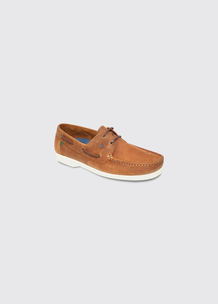 Admirals Boys Deck Shoe - Whiskey