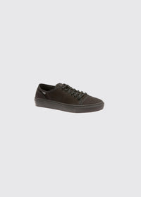 Kanvas Casual Lace-up Shoe - Black Canvas