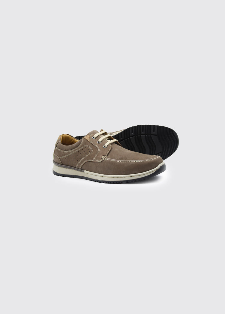 Buddy Men's Lace Up Smart Shoe - Pebble