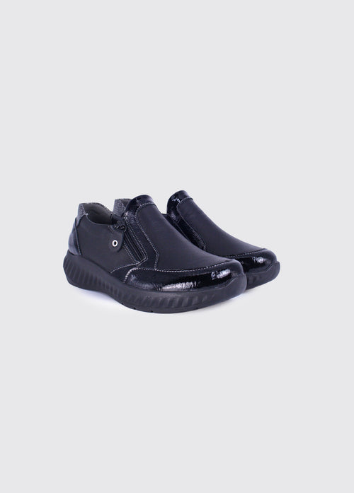 Burgos Women's Slip on Shoe - Black