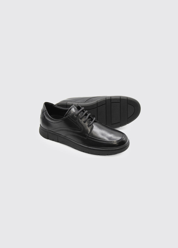 Byron Black Laced Shoe