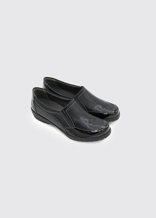 Cambridge Slip on Shoe - Black