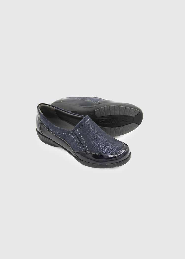 Cambridge Slip on Shoe - Navy