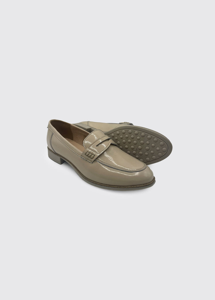 Camilla Women's Slip on Deck Shoe - Cream