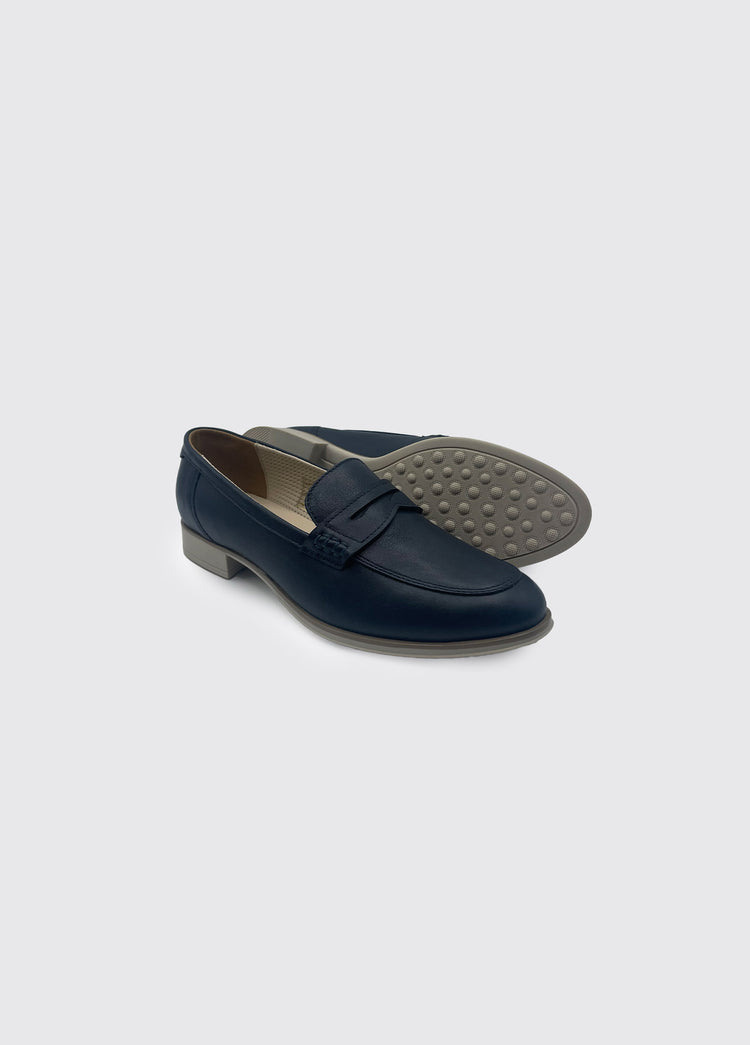Camilla Women's Slip on Deck Shoe - Navy