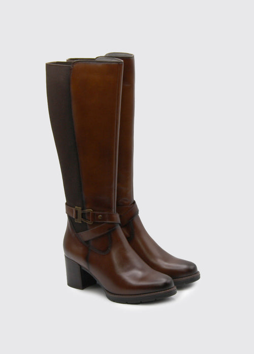 Canker Women's Knee High Boot - Chestnut