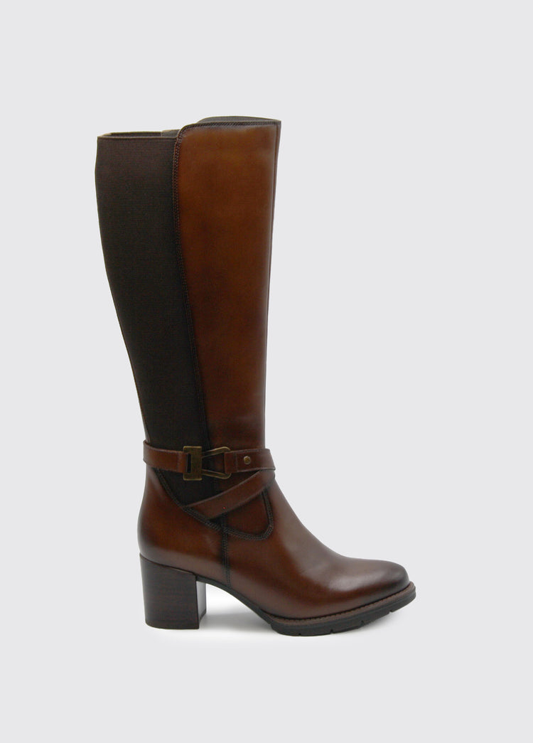 Canker Women's Knee High Boot - Chestnut