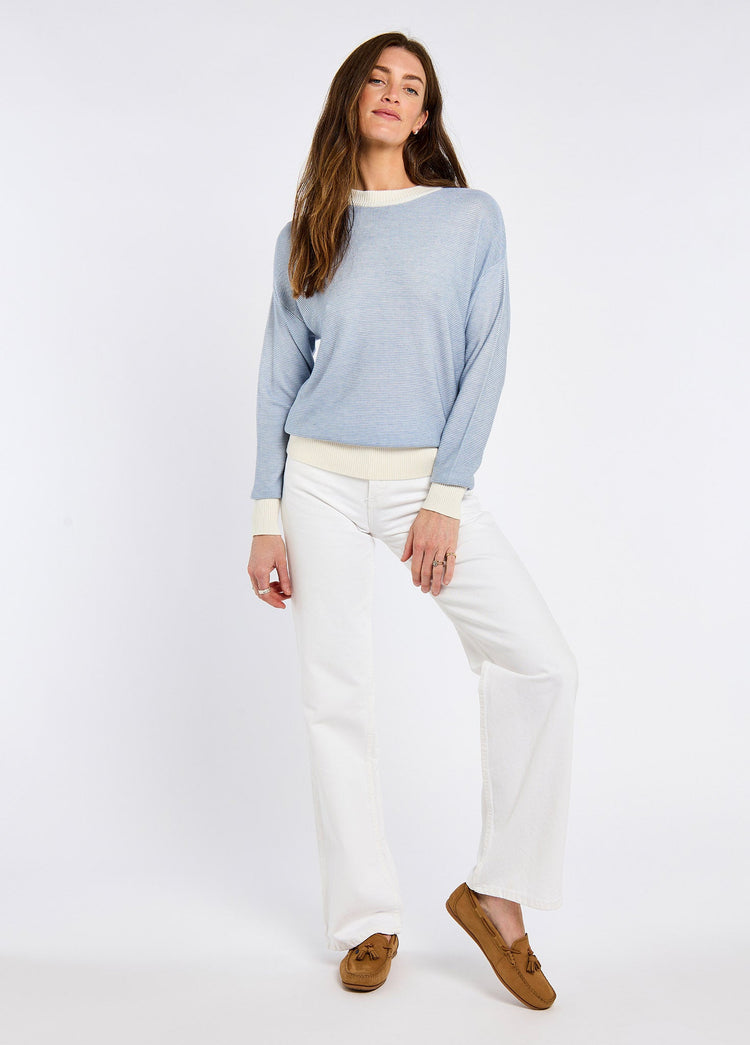 Carrick Women’s Bamboo Blend Sweater - Dusty Blue