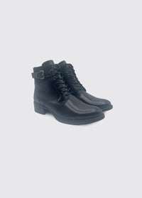 Case Short Heeled Boot - Black