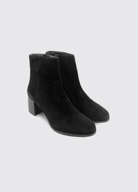 Cead Suede Ankle Boot - Black Seude