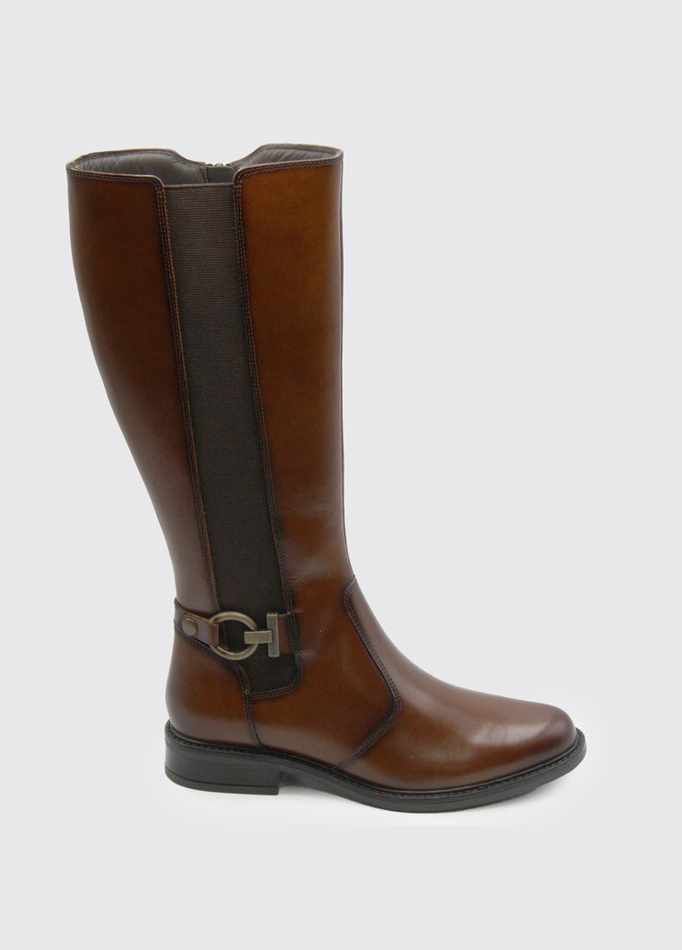Cide Women's Knee High Boot - Chestnut
