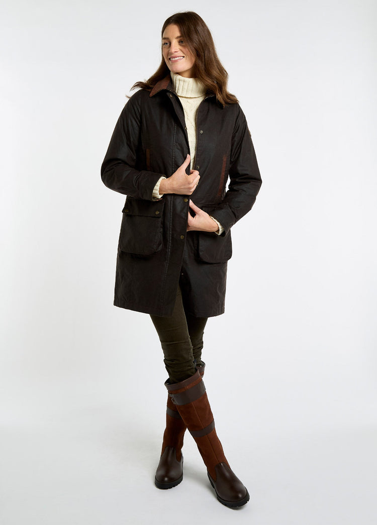 Clifford Women's Wax Cotton Jacket  - Java
