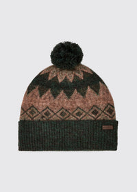 Coolroe Knitted bobble hat - Olive Multi