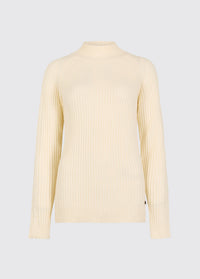 Corcoran Women’s rib-knit sweater - Chalk