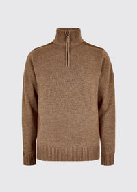 Doherty Men’s zip neck sweater - Elk