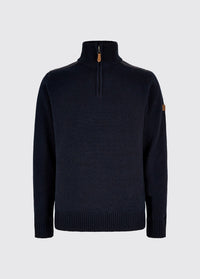 Doherty Men’s zip neck sweater - Navy