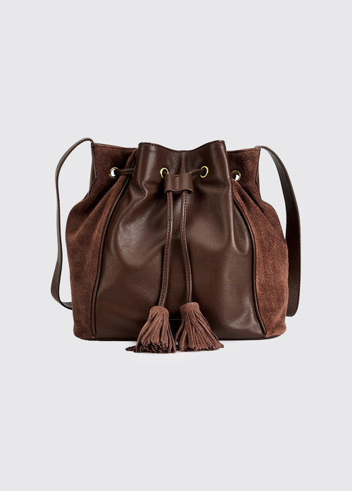 Doonbeg Cross-body bucket bag - Cedar
