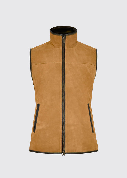 Dunhill Leather Gilet - Tan