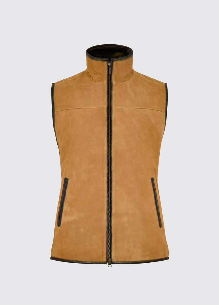 Dunhill Leather Gilet - Tan