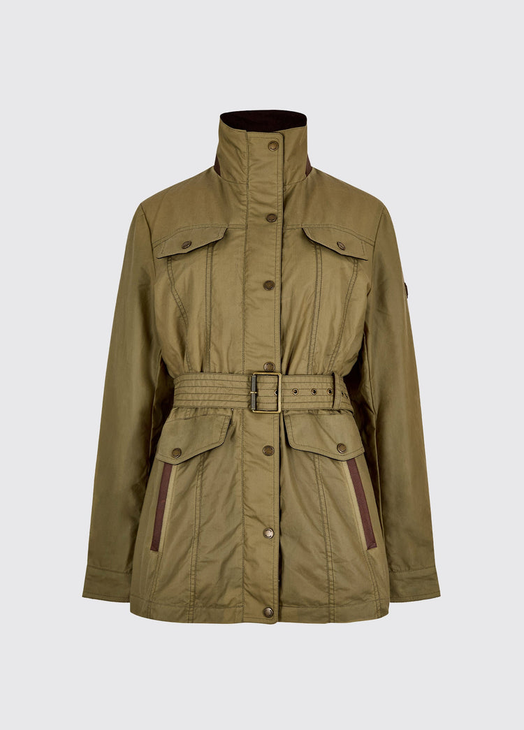 Gandon Women's wax cotton jacket - Golden Khaki