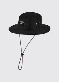 Genoa Brimmed Sun Hat - Black