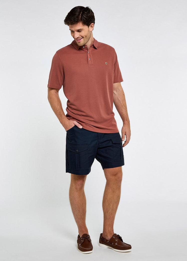 Gilligan Men’s Tencel™ Modal Polo - Rust