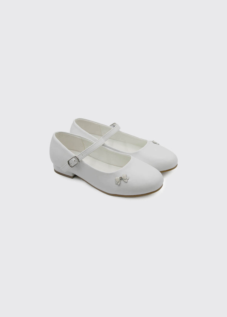 Veronica Communion Shoe - White