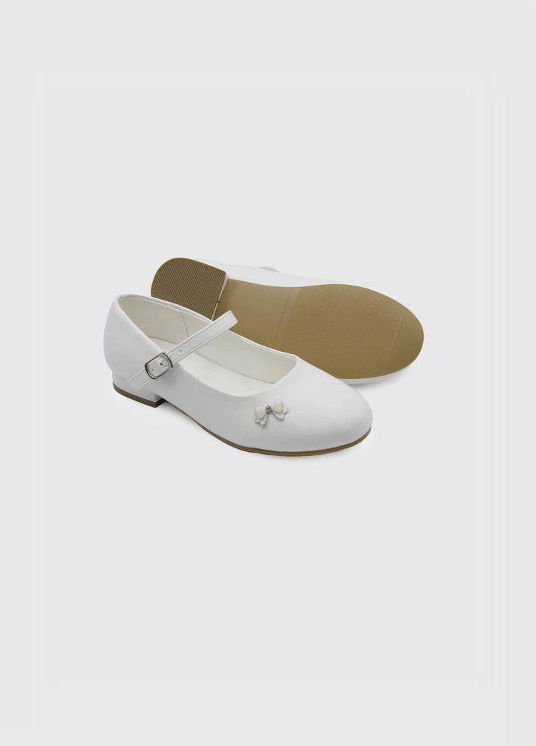 Veronica Communion Shoe - White