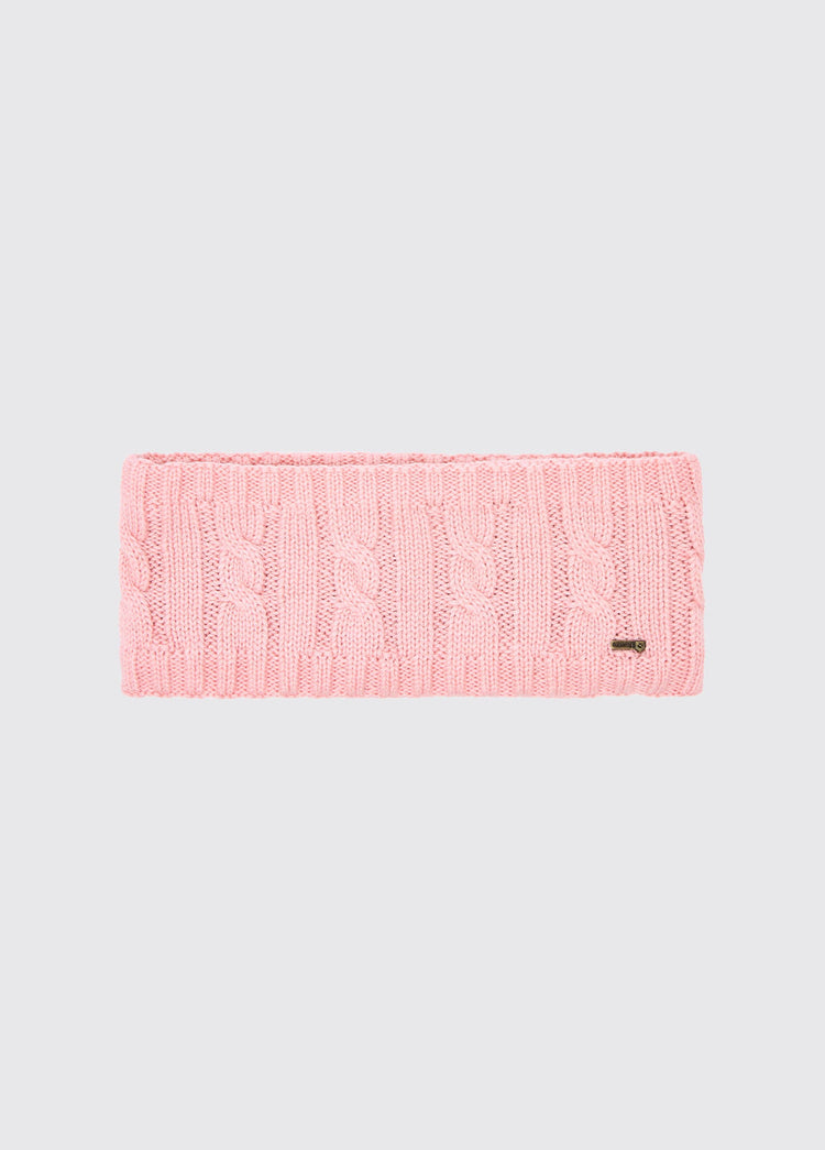 Gleeson Cable knit headband - Dusky Rose